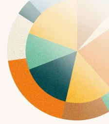 Data chart illustration - decorative
